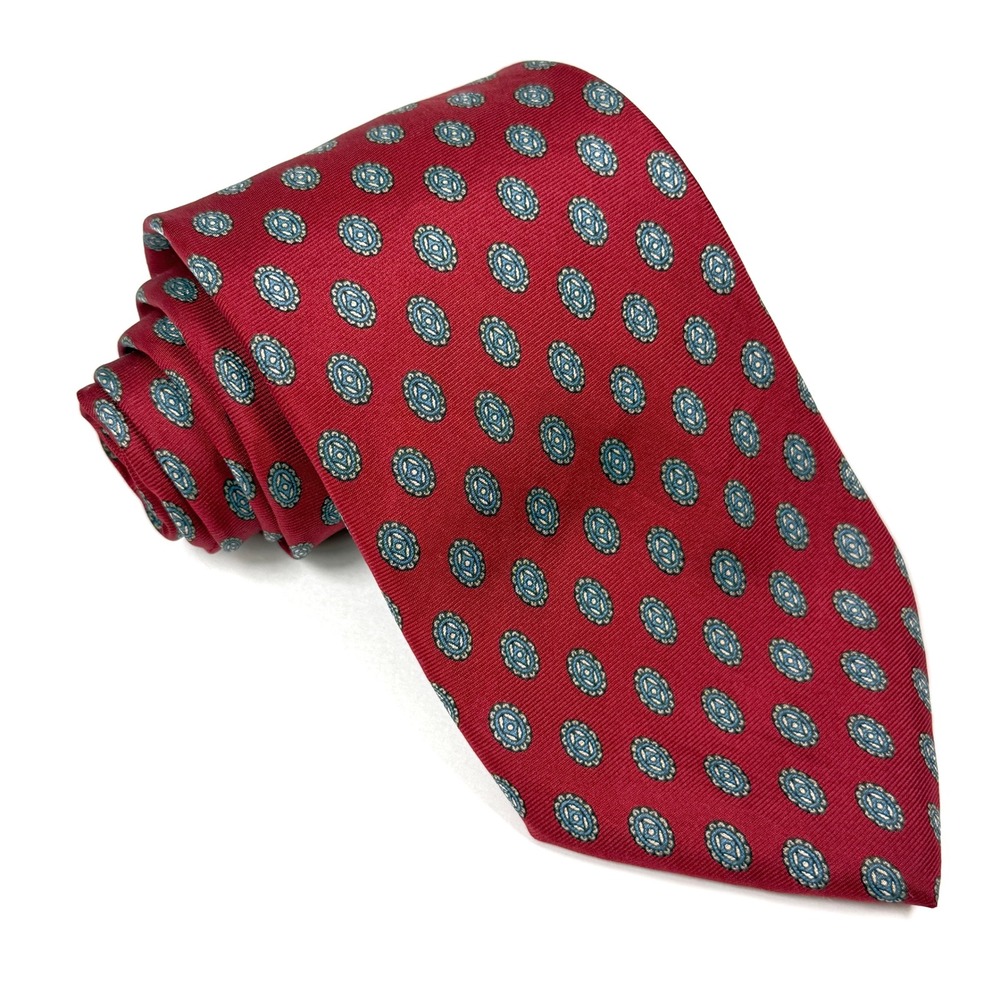 Christian Dior Necktie Silk Made‎ in USA Fabric Woven in Italy Men's